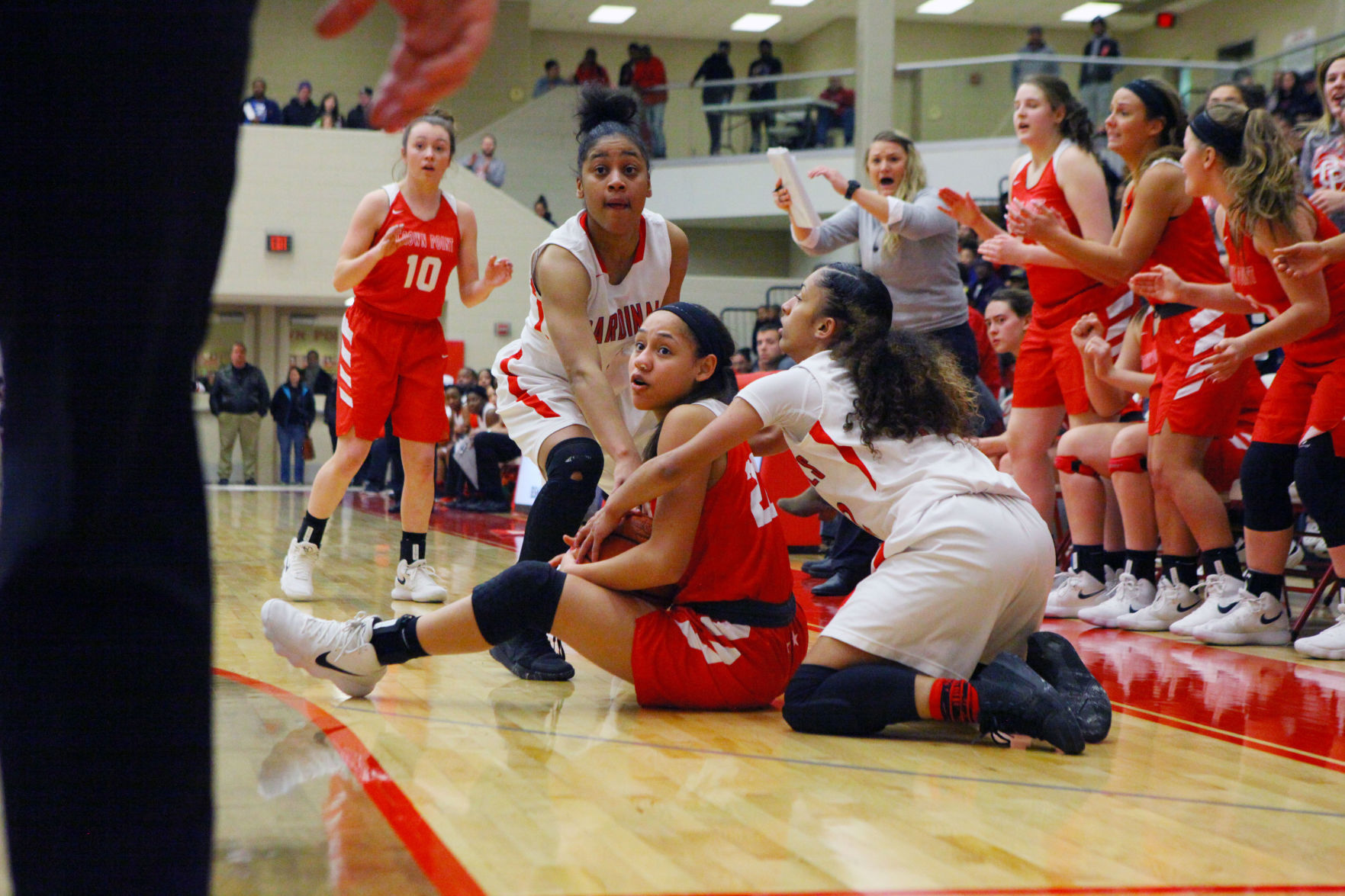 Girls Basketball Sectionals - E.C. Central vs. Crown Point